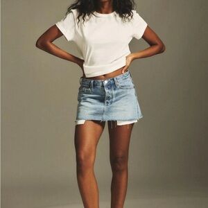 Parke Denim Mini Skirt